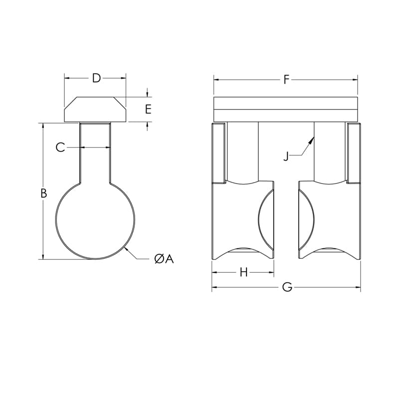 Image of Double Anchor Fastener Short