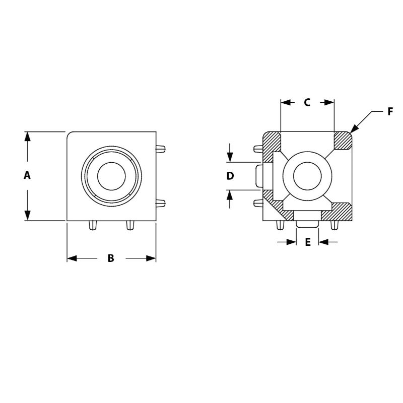 Image of 3 Hole Corner Connector