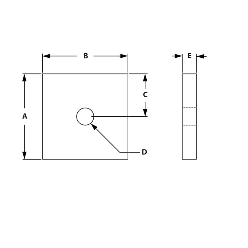 Drawing of Draw-Backing Plates