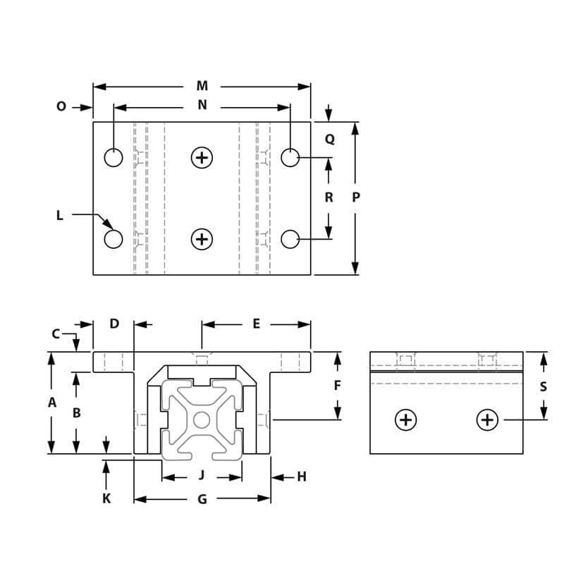 Image of Draw-Econ Double Flange Single Wide Short Bearing