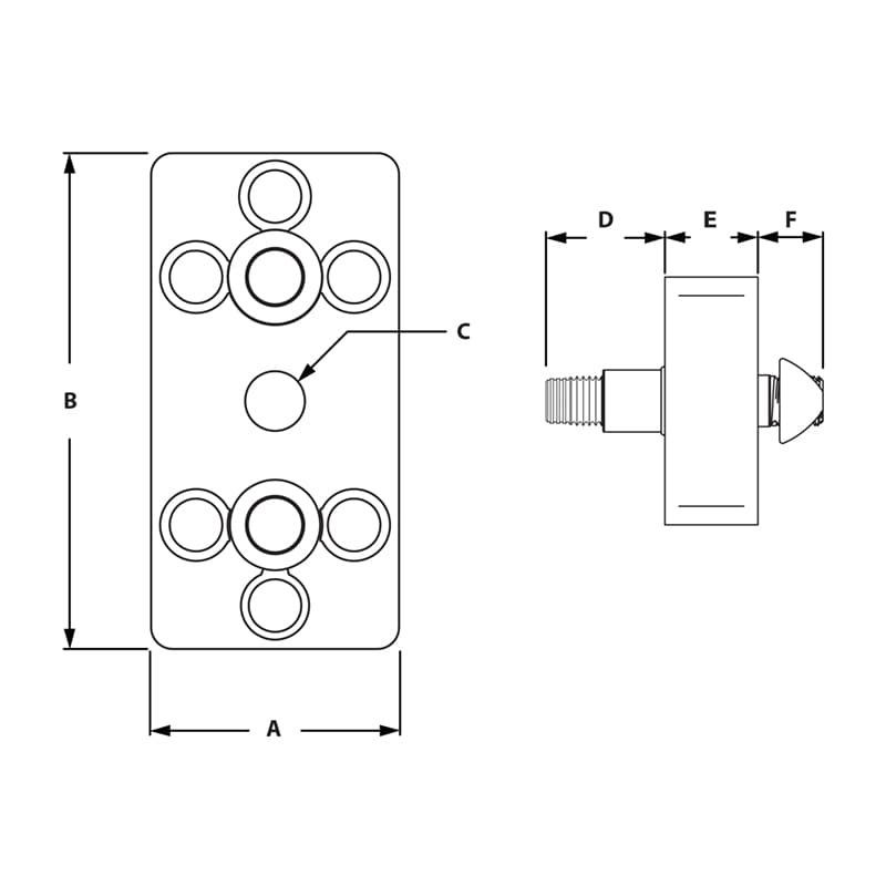 Image of Plate Connector Style 2