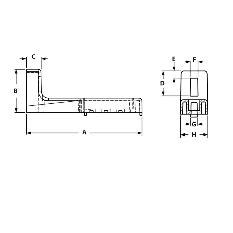 Image of Draw-Floor Mount Bracket