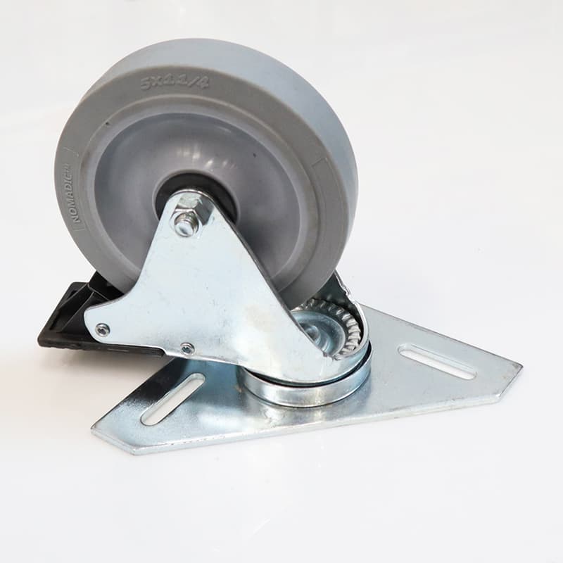 Image of Triangular Top Plate Casters Gray