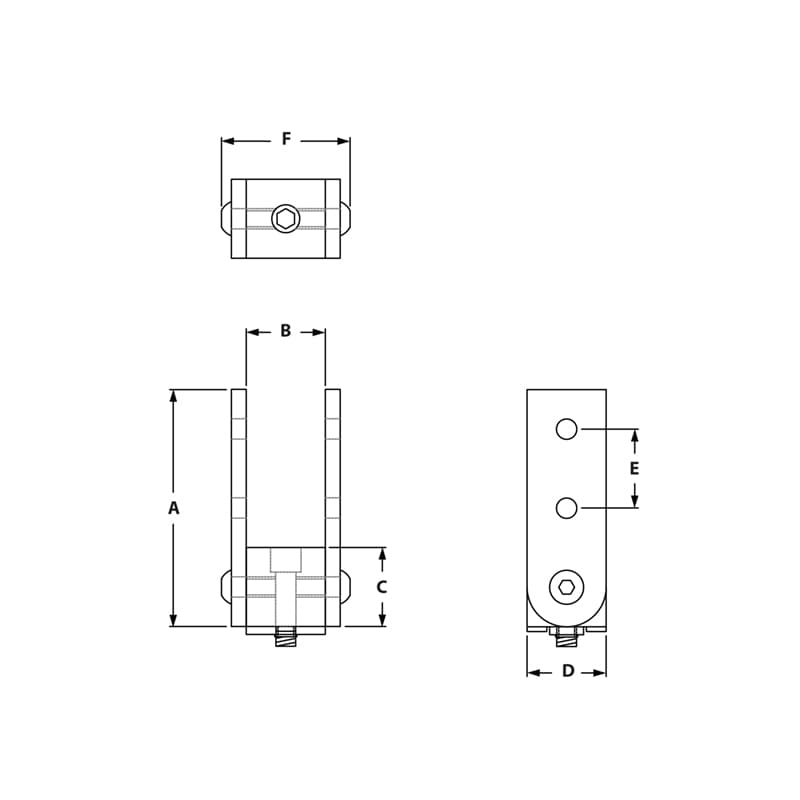 Image of Draw-0 Degree Pivot Hinge