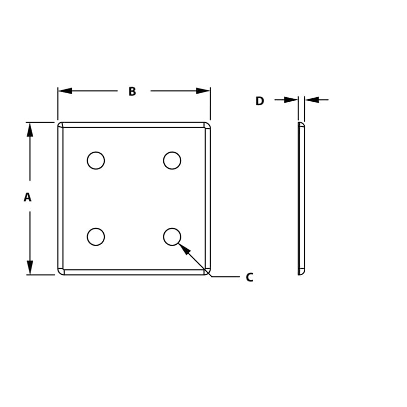 Image of Draw-End Cap Style 4