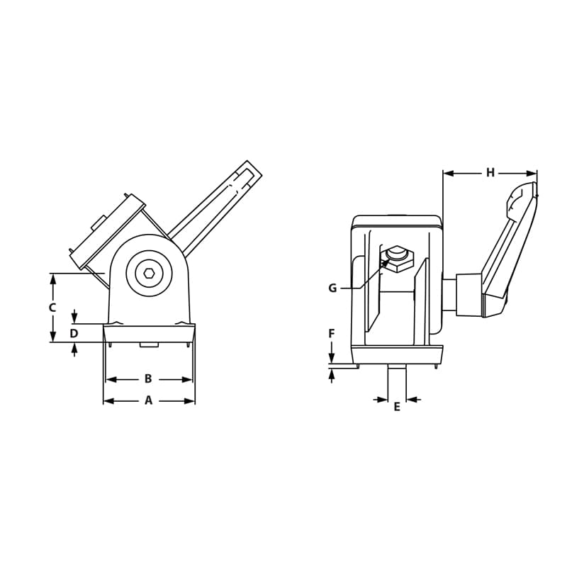 Image of Draw-Pivot Joints W Locking Handle