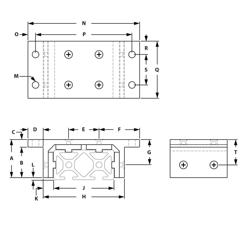 Image of Draw-Econ Double Flange Double Wide Short Bearing
