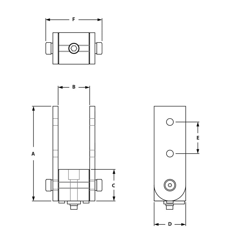 Image of Draw-90 Degree Living Hinge