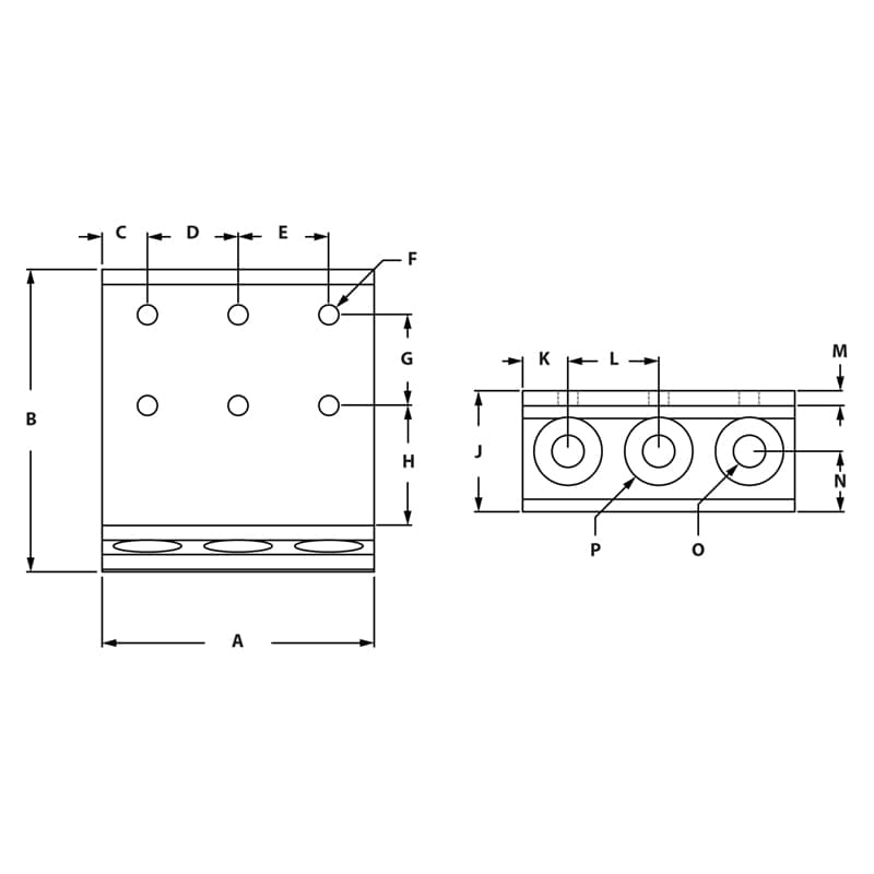 Image of Draw-Econonmy Base Feet Floor Mounts