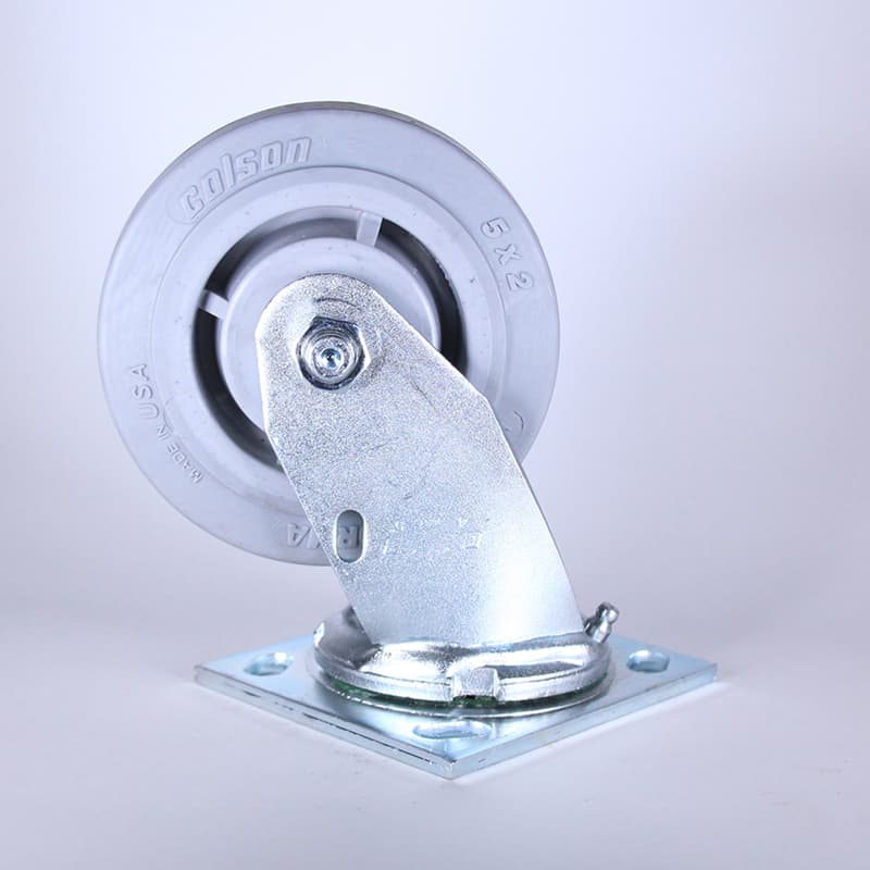 Image of Heavy Duty Flange Mount Casters Swivel Gray