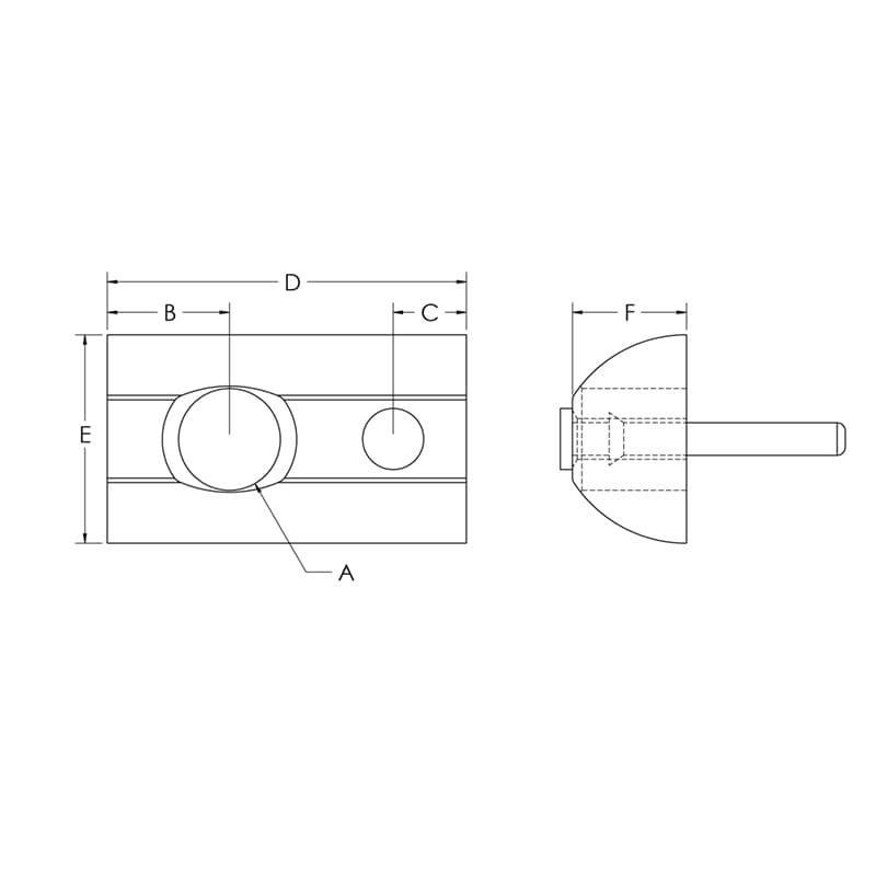 Image of Drop In Tnuts w-Rubber Handle