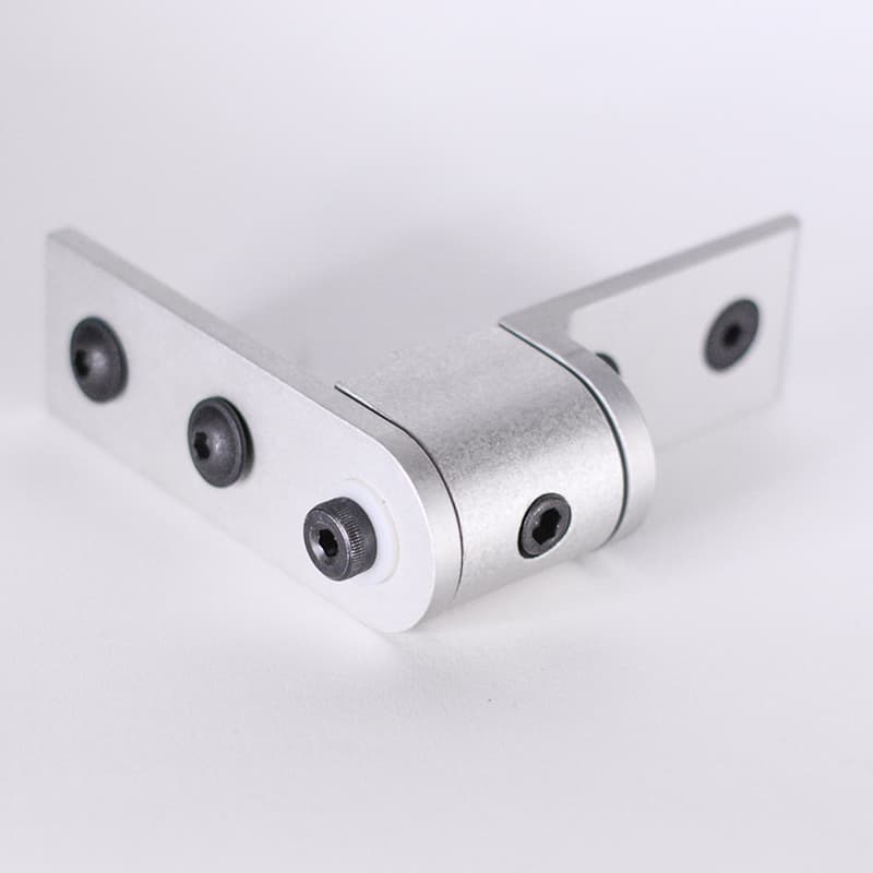 Image of 0 Degree Living Hinge Corner Bracket W Arm