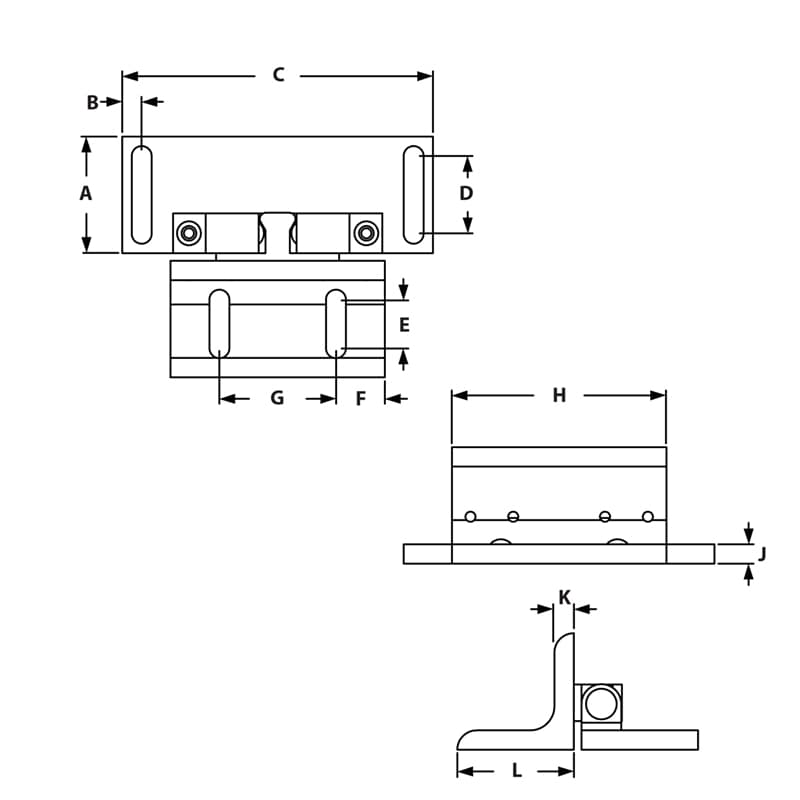 Image of Draw-Double Ball Catch Assembly