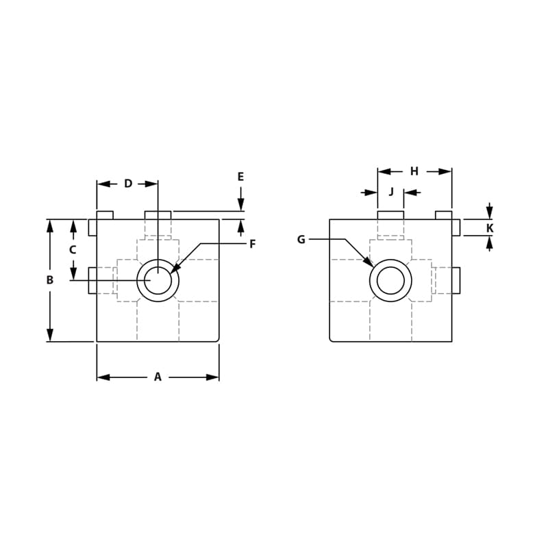 Image of Draw-Square Tri Corner
