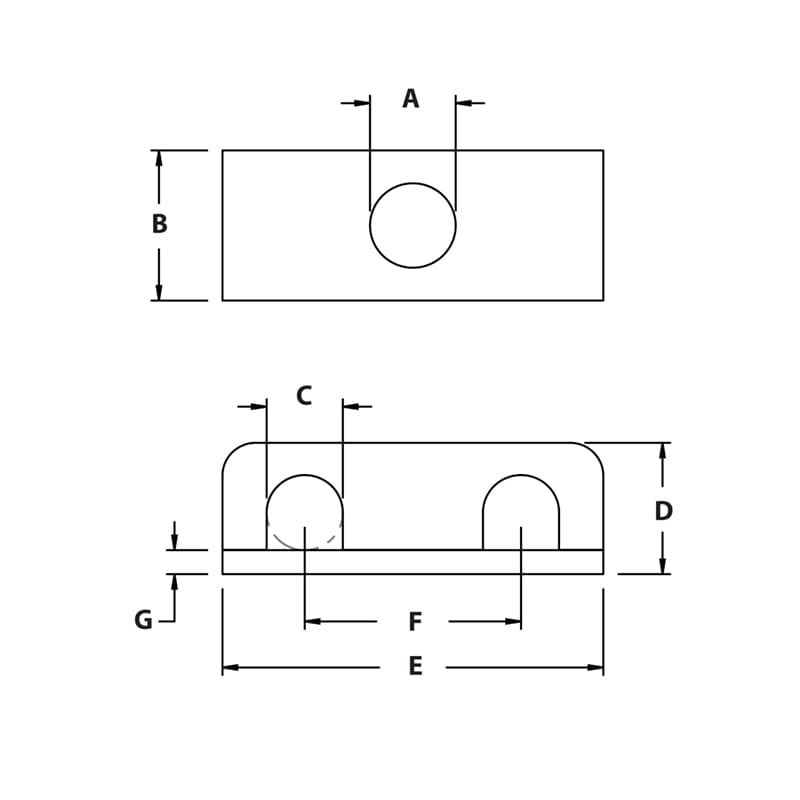 Image of Draw-Double Tube Clamp