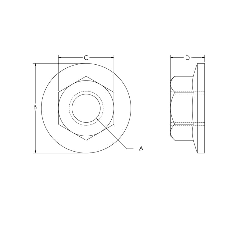 Image of Flanged Nuts