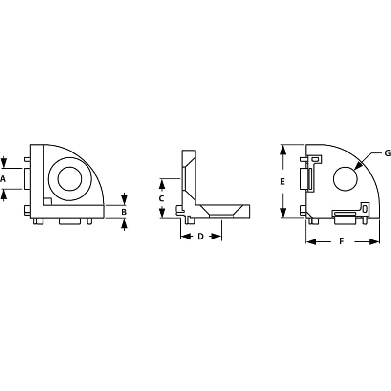 Image of Draw-3 Hole Connection Angle