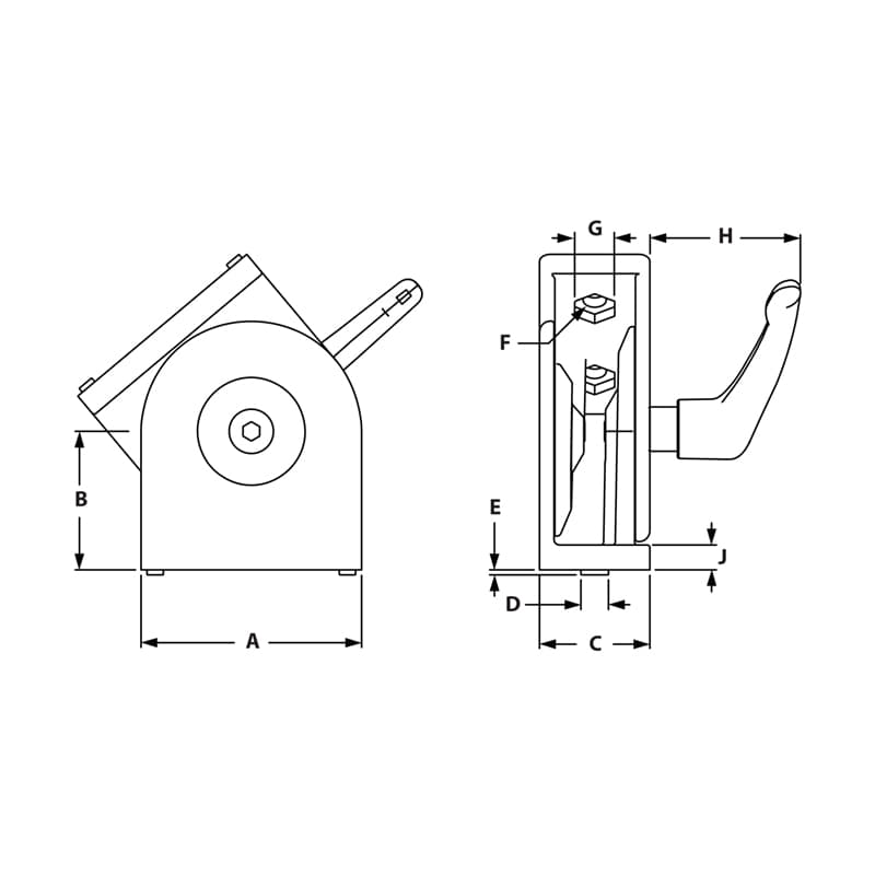 Image of Draw-Pivot Joints W Locking Handle 4590
