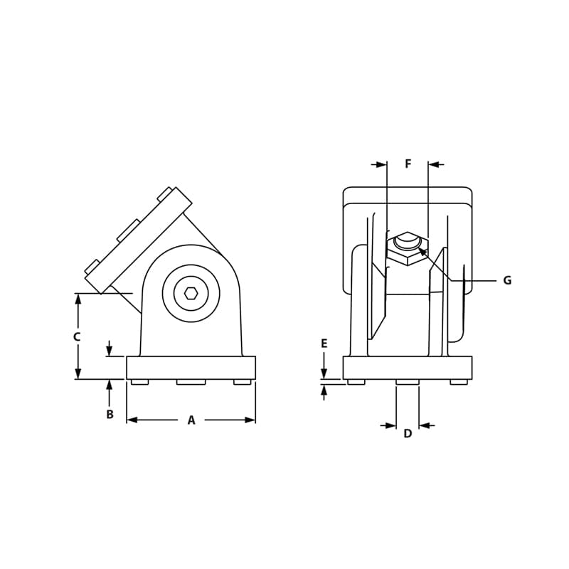 Image of Draw-Pivot Joint 45