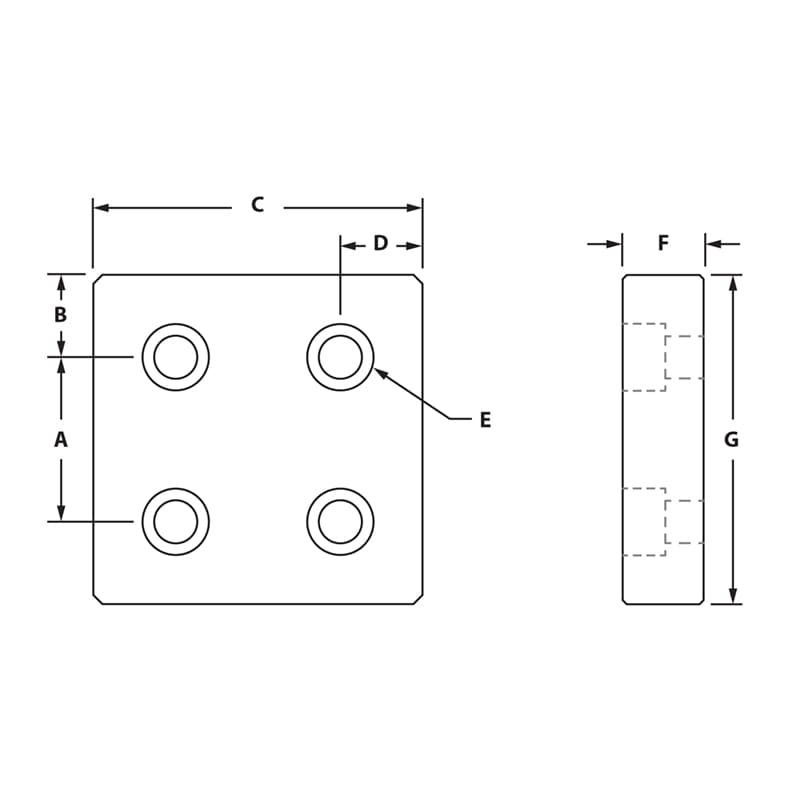 Image of Draw-4 Hole Blank Pressure Manifold