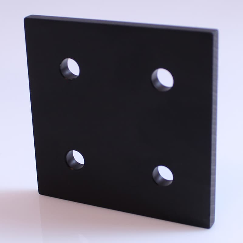 Image of 4 Hole Joining Plate Black