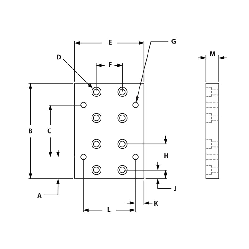 Image of Draw-Heavy Duty Flange Mount Base Plate