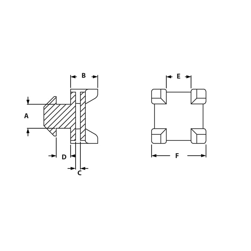 Image of Draw-Cross Cable Binding Block