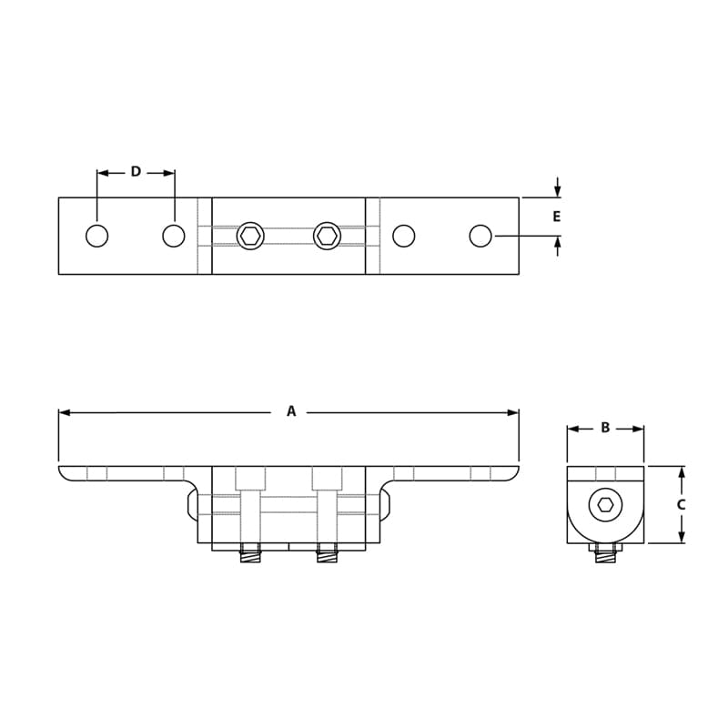 Image of Draw-Universal L Arm Pivot Hinge