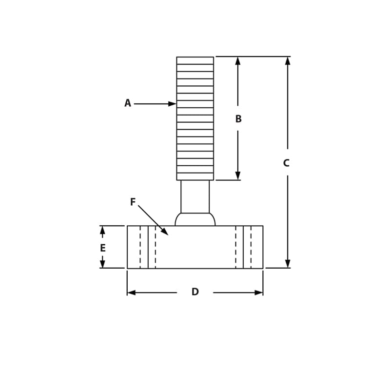 Image of Draw-Large Base Glides