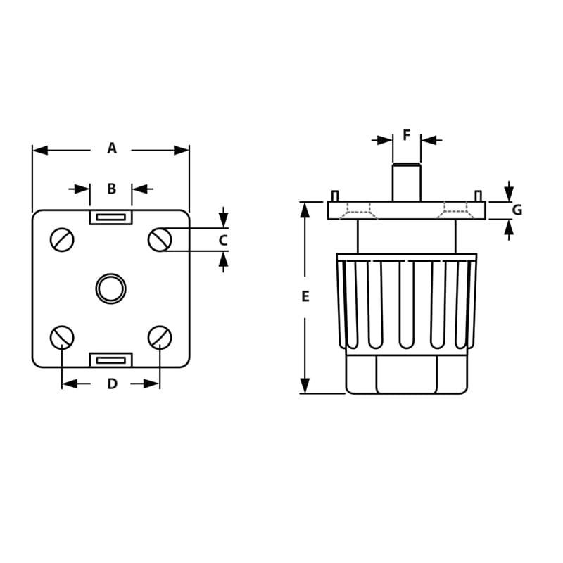 Image of Draw-Adjustable Leveling Foot