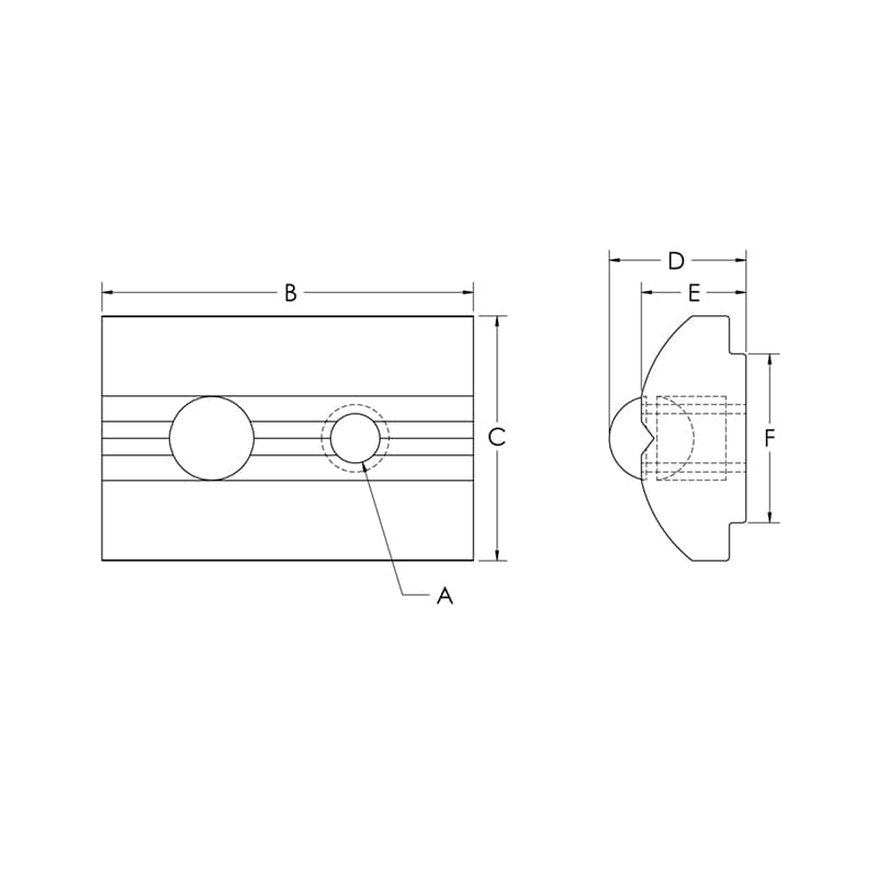 Image of Self Aligning Roll In Ball Bearing Tnuts