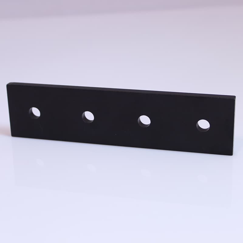 Image of 4 Hole Joining Strip Black