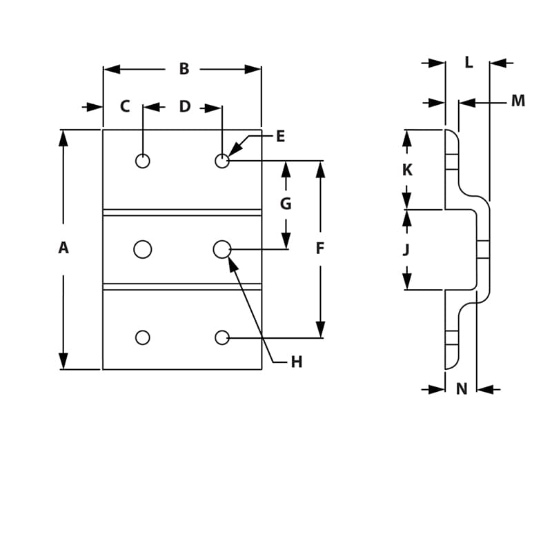 Image of Draw-Double Panel Retainer Wide